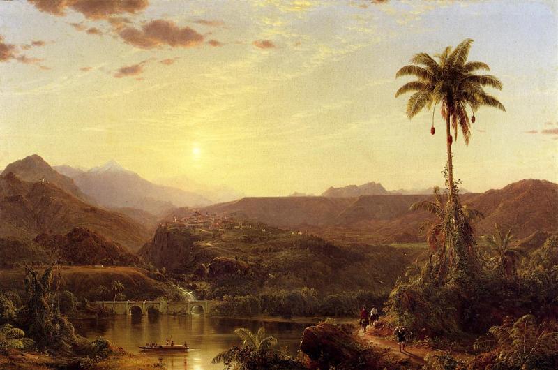 Frederic Edwin Church The Cordilleras Sunrise China oil painting art